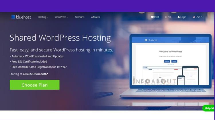 bluehost managed wordpress hosting aws, Free Domain Name Registration for 1st Year service, with free ssl certificate to secure your website with https and give 99.99% server uptime guarantee with free cpanel hosting wordpress